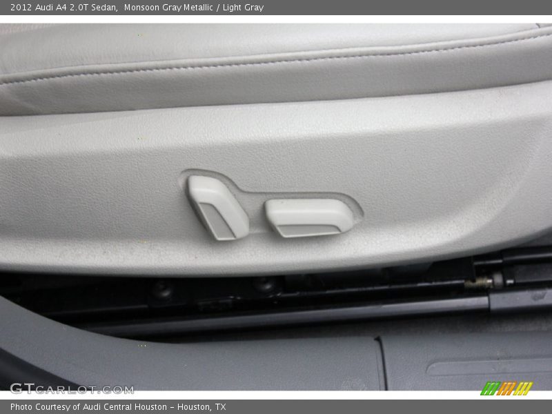 Monsoon Gray Metallic / Light Gray 2012 Audi A4 2.0T Sedan