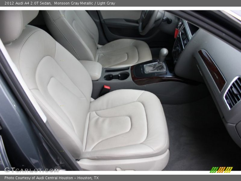 Monsoon Gray Metallic / Light Gray 2012 Audi A4 2.0T Sedan