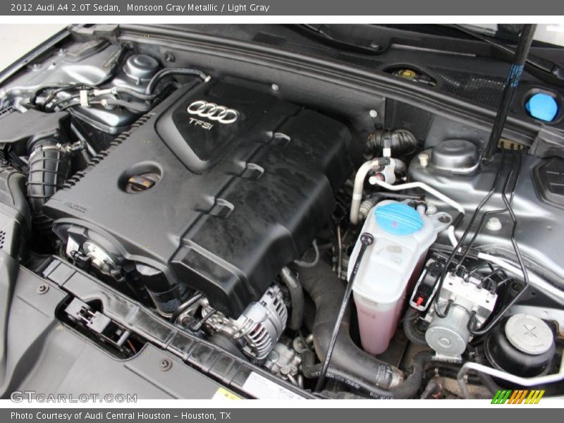 Monsoon Gray Metallic / Light Gray 2012 Audi A4 2.0T Sedan