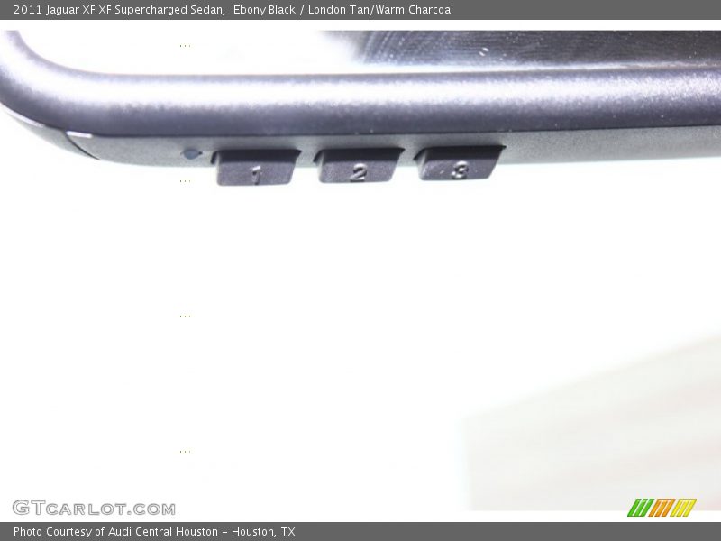 Ebony Black / London Tan/Warm Charcoal 2011 Jaguar XF XF Supercharged Sedan