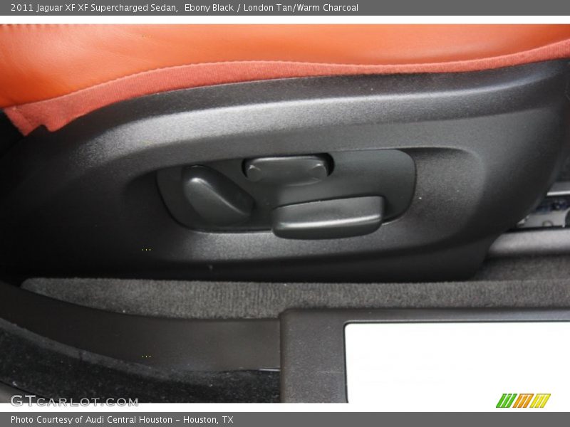 Ebony Black / London Tan/Warm Charcoal 2011 Jaguar XF XF Supercharged Sedan