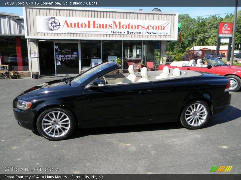 Solid Black / Calcite 2009 Volvo C70 T5 Convertible