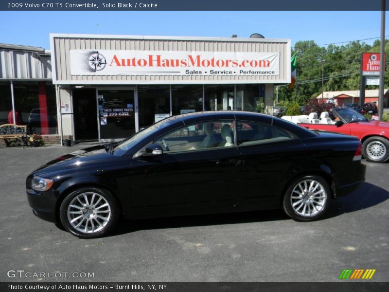 Solid Black / Calcite 2009 Volvo C70 T5 Convertible