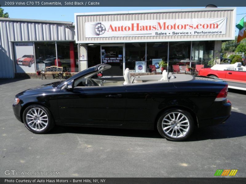 Solid Black / Calcite 2009 Volvo C70 T5 Convertible