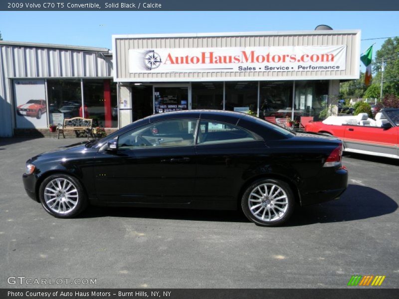 Solid Black / Calcite 2009 Volvo C70 T5 Convertible