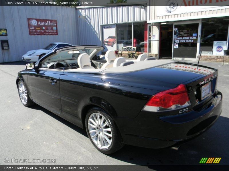 Solid Black / Calcite 2009 Volvo C70 T5 Convertible