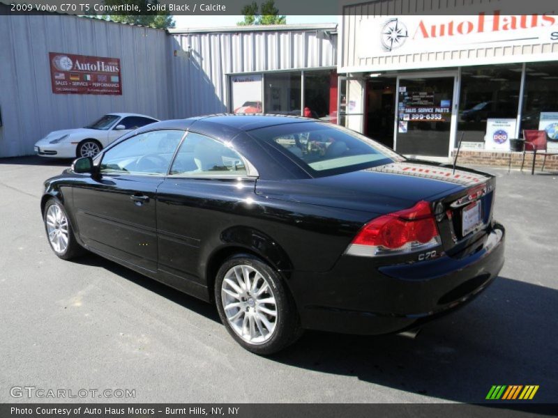 Solid Black / Calcite 2009 Volvo C70 T5 Convertible