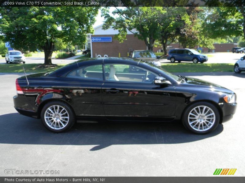 Solid Black / Calcite 2009 Volvo C70 T5 Convertible