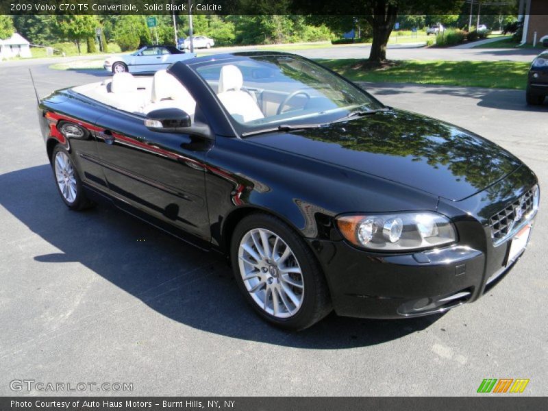 Solid Black / Calcite 2009 Volvo C70 T5 Convertible