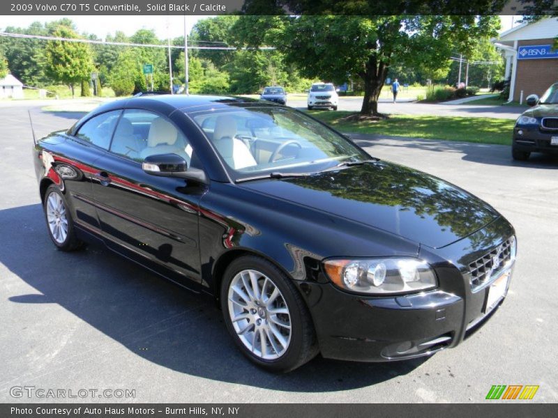 Solid Black / Calcite 2009 Volvo C70 T5 Convertible