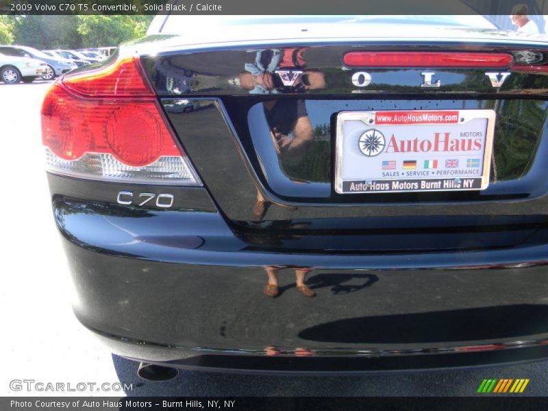 Solid Black / Calcite 2009 Volvo C70 T5 Convertible