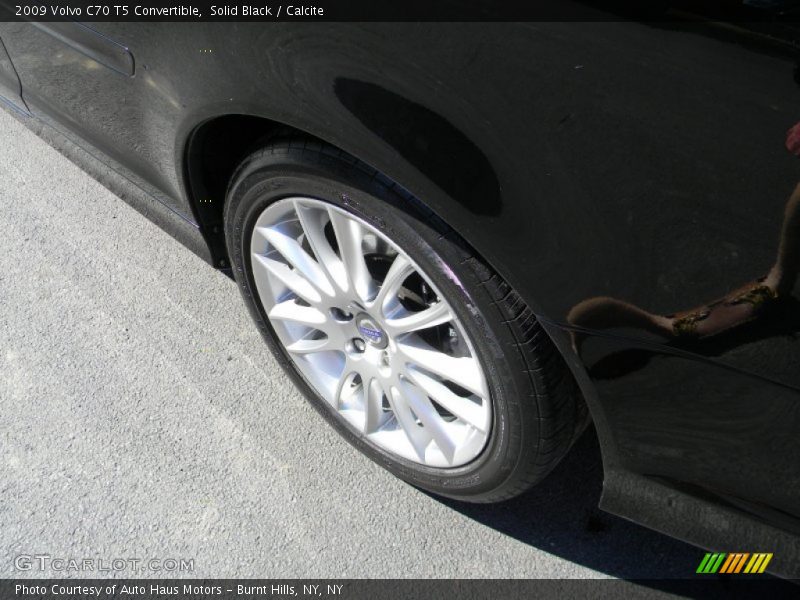 Solid Black / Calcite 2009 Volvo C70 T5 Convertible