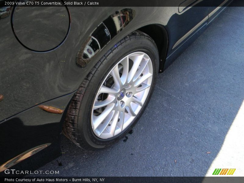 Solid Black / Calcite 2009 Volvo C70 T5 Convertible