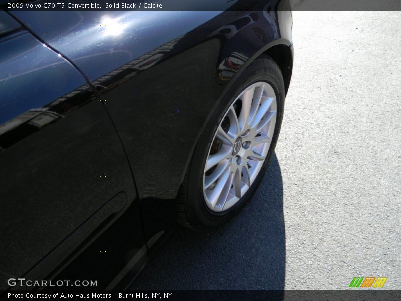 Solid Black / Calcite 2009 Volvo C70 T5 Convertible