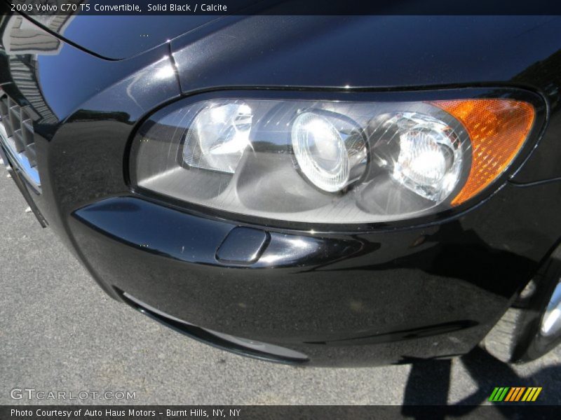 Solid Black / Calcite 2009 Volvo C70 T5 Convertible