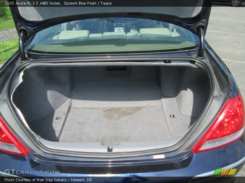 Opulent Blue Pearl / Taupe 2005 Acura RL 3.5 AWD Sedan