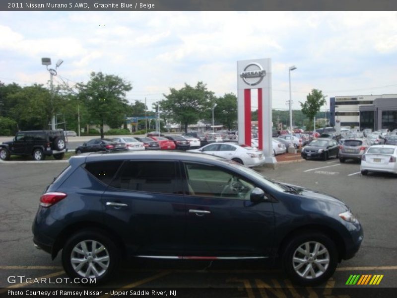 Graphite Blue / Beige 2011 Nissan Murano S AWD