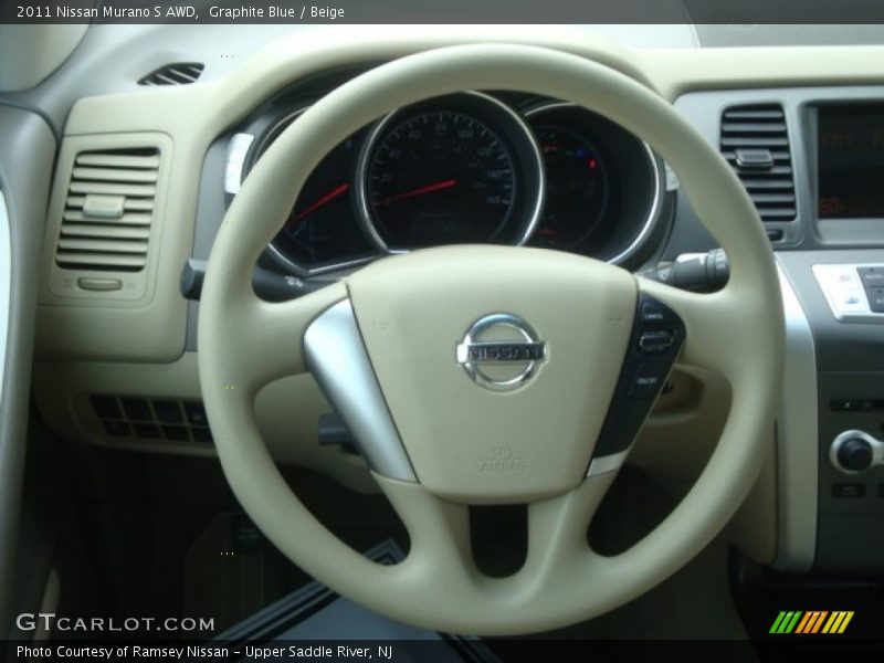 Graphite Blue / Beige 2011 Nissan Murano S AWD