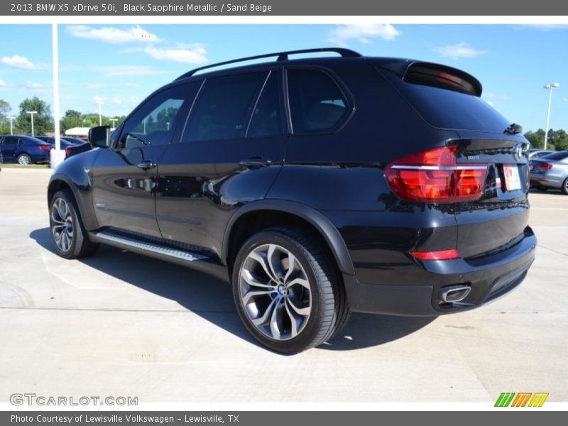 Black Sapphire Metallic / Sand Beige 2013 BMW X5 xDrive 50i