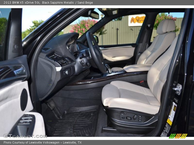 Black Sapphire Metallic / Sand Beige 2013 BMW X5 xDrive 50i