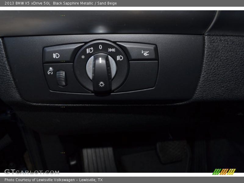 Black Sapphire Metallic / Sand Beige 2013 BMW X5 xDrive 50i