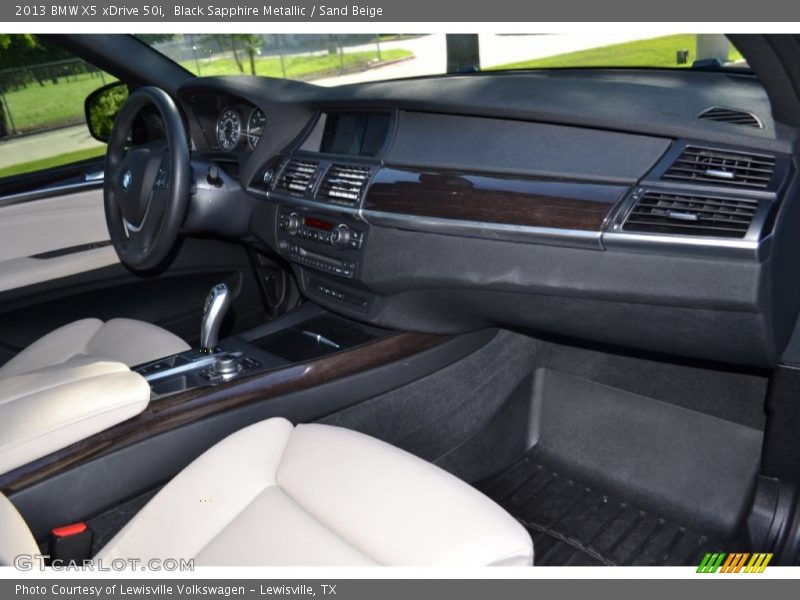 Black Sapphire Metallic / Sand Beige 2013 BMW X5 xDrive 50i