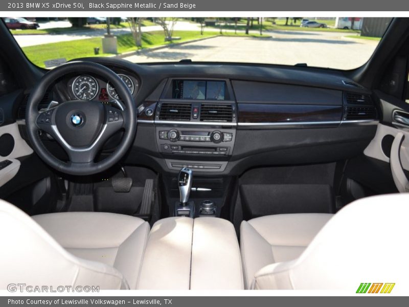 Black Sapphire Metallic / Sand Beige 2013 BMW X5 xDrive 50i