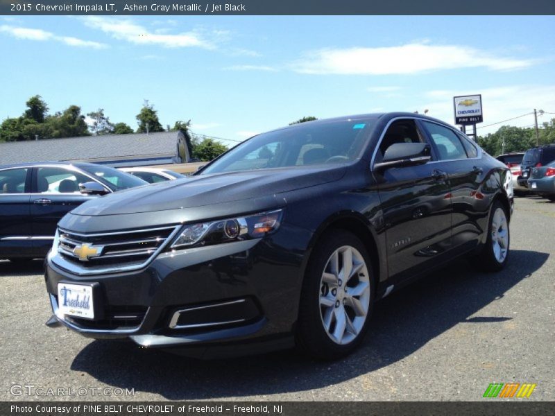Ashen Gray Metallic / Jet Black 2015 Chevrolet Impala LT