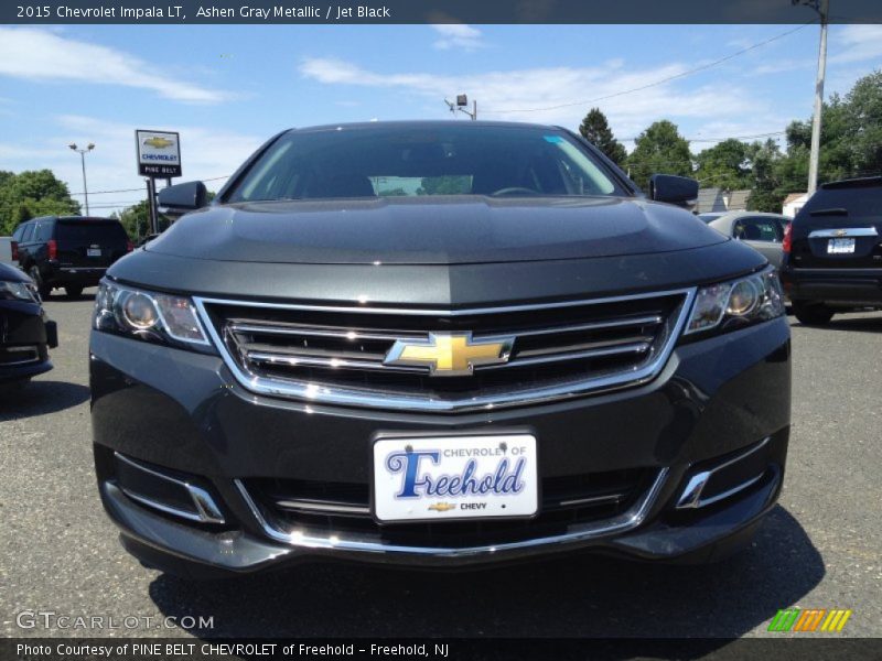 Ashen Gray Metallic / Jet Black 2015 Chevrolet Impala LT