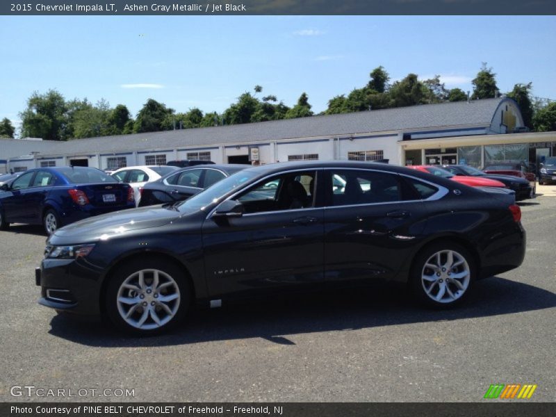 Ashen Gray Metallic / Jet Black 2015 Chevrolet Impala LT
