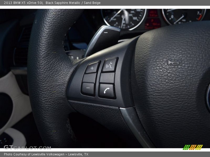 Black Sapphire Metallic / Sand Beige 2013 BMW X5 xDrive 50i