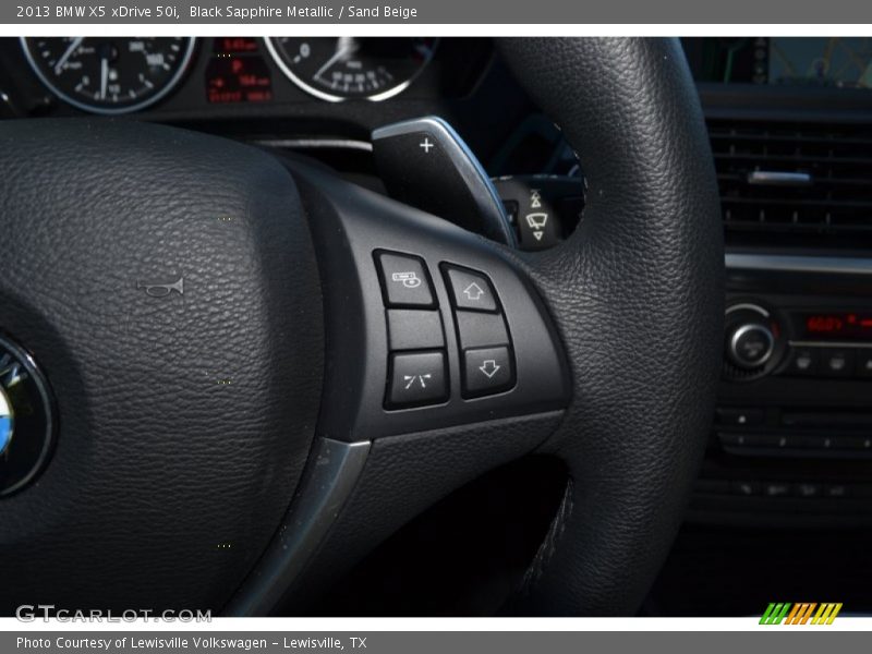 Black Sapphire Metallic / Sand Beige 2013 BMW X5 xDrive 50i