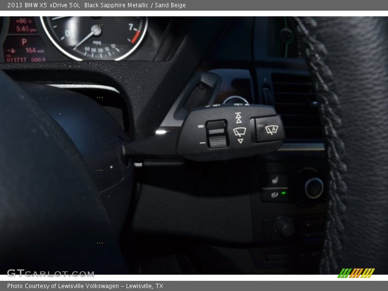 Black Sapphire Metallic / Sand Beige 2013 BMW X5 xDrive 50i