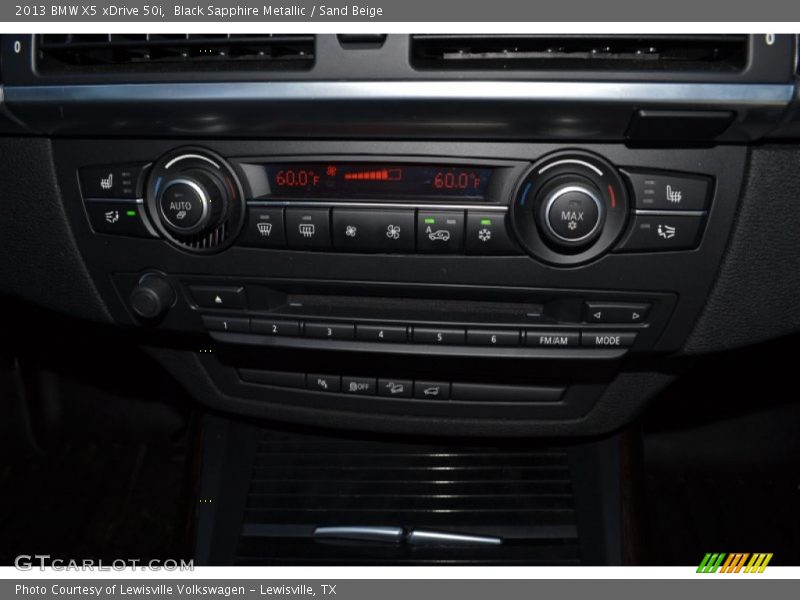 Black Sapphire Metallic / Sand Beige 2013 BMW X5 xDrive 50i