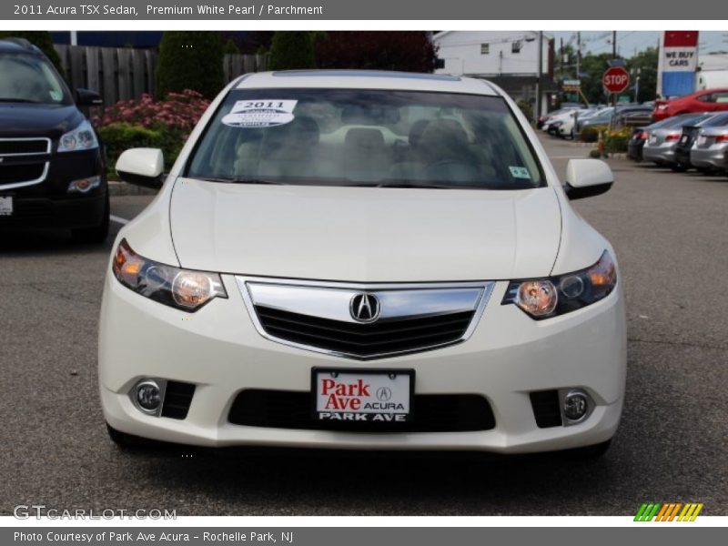 Premium White Pearl / Parchment 2011 Acura TSX Sedan