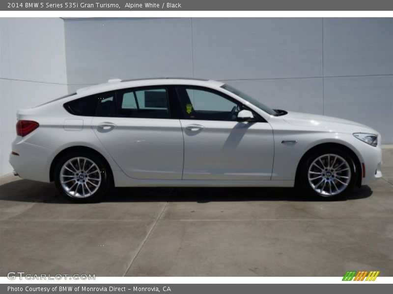 Alpine White / Black 2014 BMW 5 Series 535i Gran Turismo
