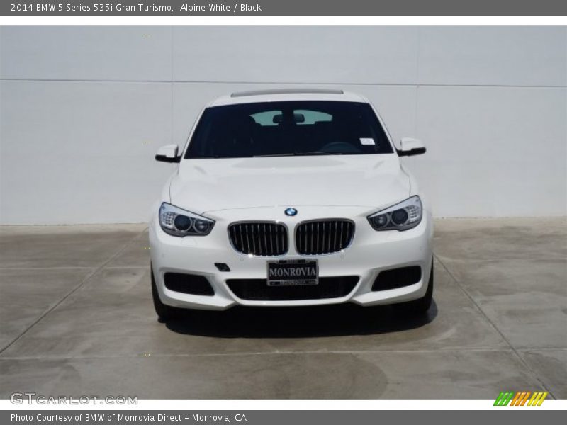 Alpine White / Black 2014 BMW 5 Series 535i Gran Turismo