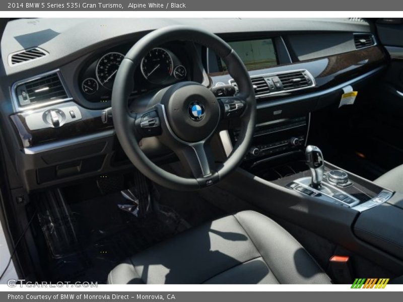 Alpine White / Black 2014 BMW 5 Series 535i Gran Turismo