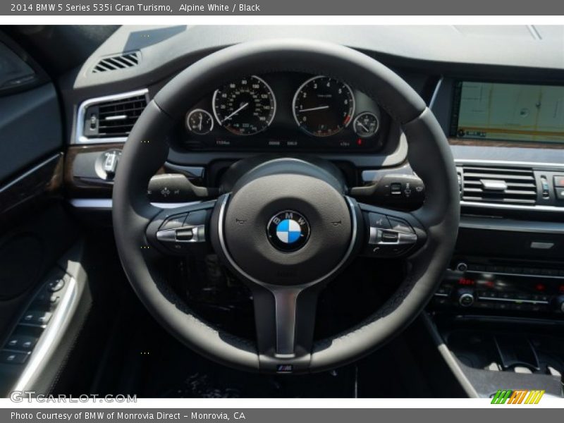 Alpine White / Black 2014 BMW 5 Series 535i Gran Turismo