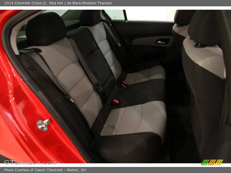 Red Hot / Jet Black/Medium Titanium 2014 Chevrolet Cruze LS