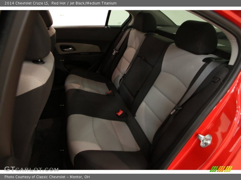 Red Hot / Jet Black/Medium Titanium 2014 Chevrolet Cruze LS