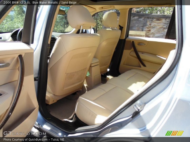 Blue Water Metallic / Sand Beige 2006 BMW X3 3.0i