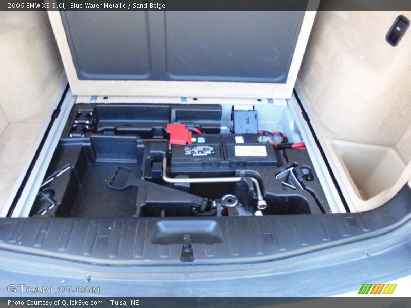 Blue Water Metallic / Sand Beige 2006 BMW X3 3.0i