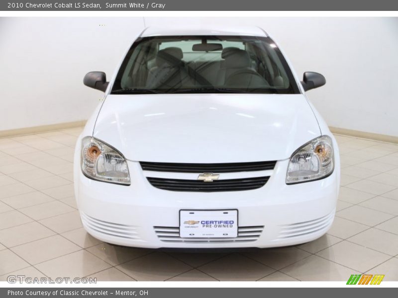 Summit White / Gray 2010 Chevrolet Cobalt LS Sedan