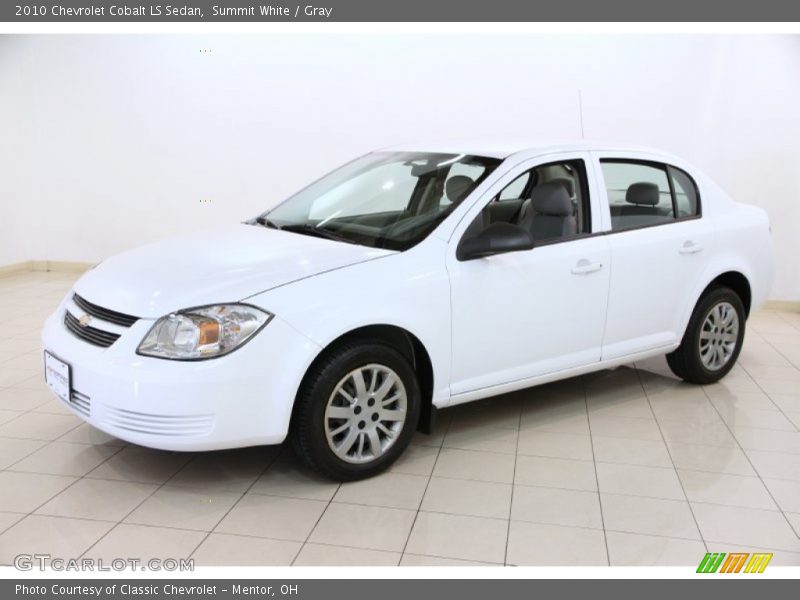 Summit White / Gray 2010 Chevrolet Cobalt LS Sedan