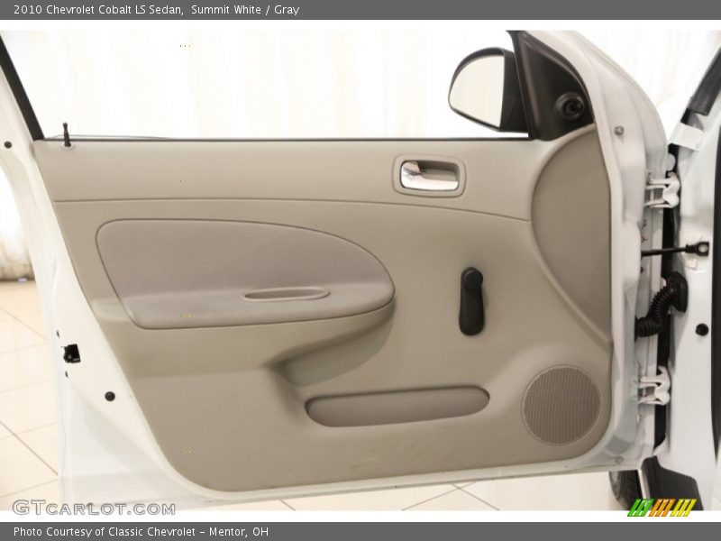 Summit White / Gray 2010 Chevrolet Cobalt LS Sedan