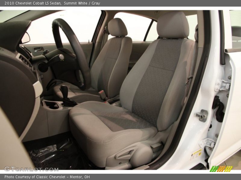 Summit White / Gray 2010 Chevrolet Cobalt LS Sedan