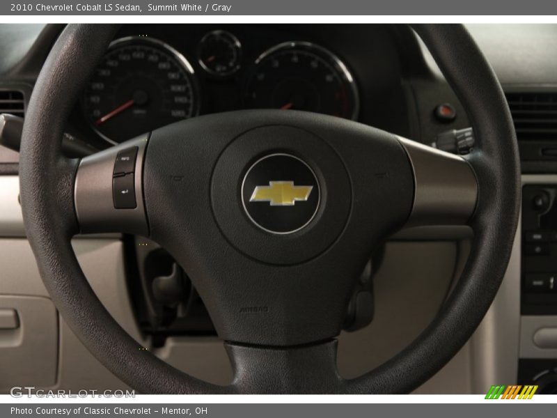Summit White / Gray 2010 Chevrolet Cobalt LS Sedan
