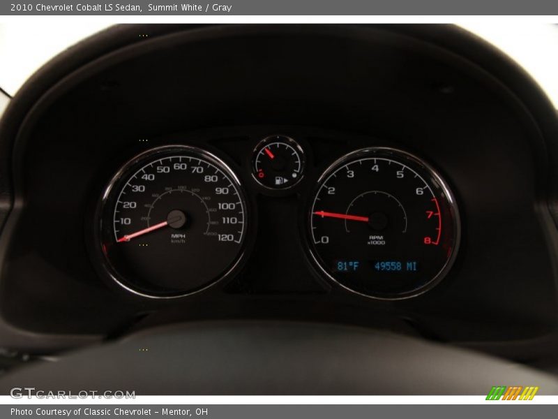 Summit White / Gray 2010 Chevrolet Cobalt LS Sedan