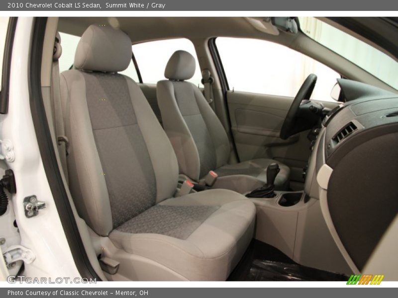 Summit White / Gray 2010 Chevrolet Cobalt LS Sedan